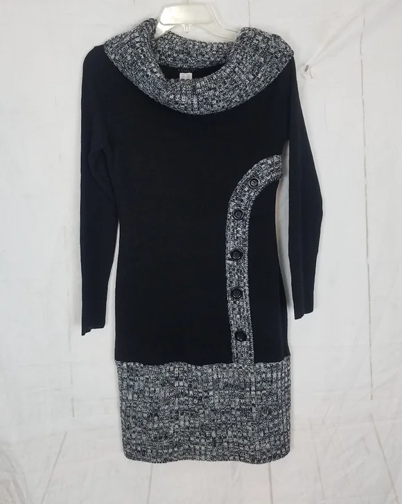 Venus Cowl neckline sweater dress - Picture 3 of 13